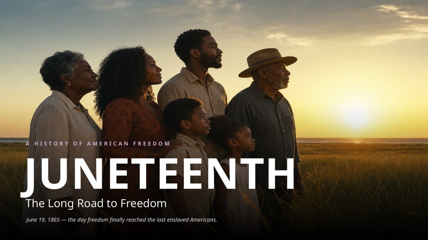 Juneteenth keynote — before & after a revision — slide 1 of 18